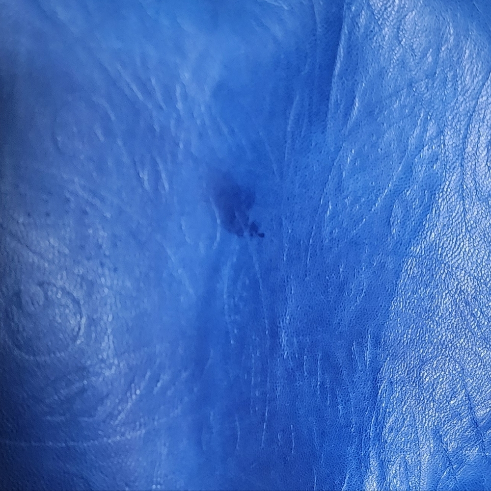 Vintage Multi Patch Leather Crop Jacket - image 5